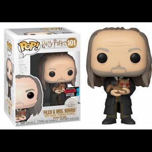 Funko Harry Potter collection Comic Con limited edition: Filch & Mrs. Norris